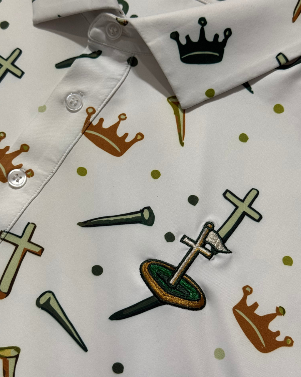 Crown & Cross Golf Polo